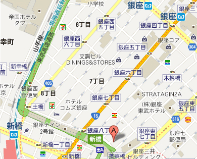 Someday Beauty 銀座店 地図