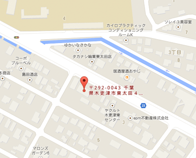Someday Beauty 木更津店 地図